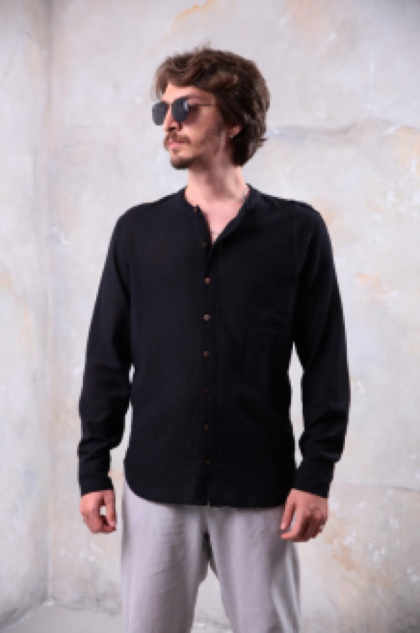 

Рубашка мужская Saman Butik 20957 черная XL (доставка из-за рубежа), Черный, 20957