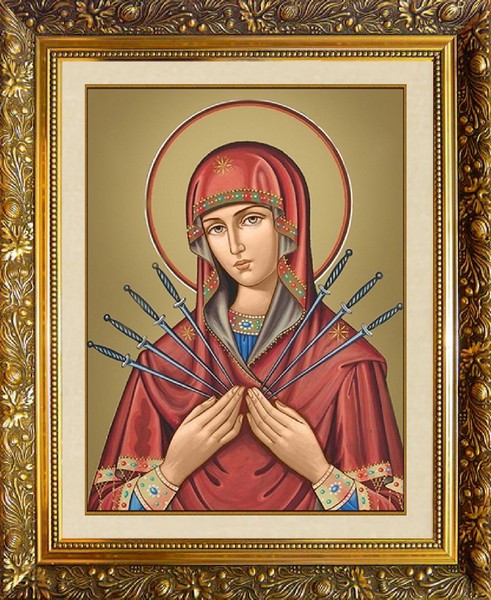 

Милато Алмазная вышивка Семистрельная Diy-S-02-mil, 30x40 см