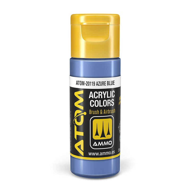 

Акриловая краска Ammo Mig Atom color Лазурно-голубой ATOM20119