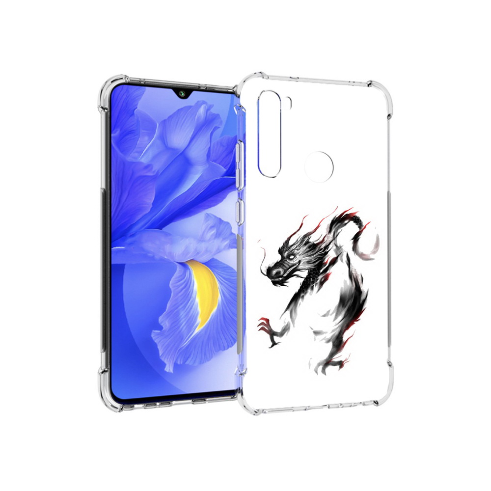

Чехол MyPads Tocco для Xiaomi Redmi Note 8T черный дракон (PT140720.278.690), Прозрачный, Tocco