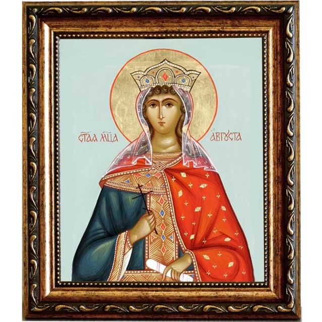 

Августа (Василисса) Римская, императрица, мученица. Икона на холсте.