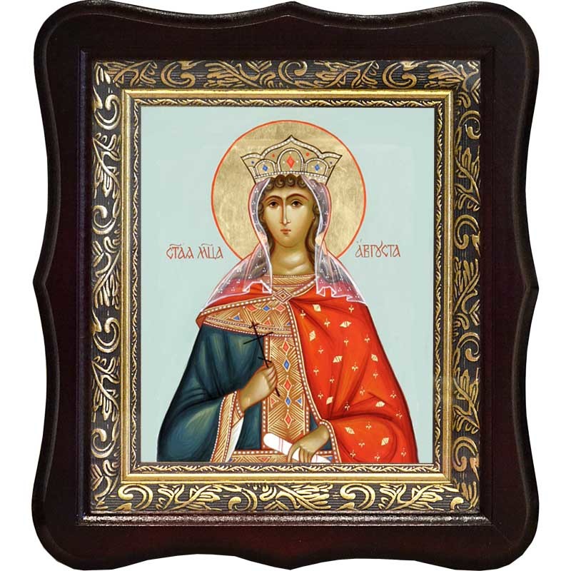 

Августа (Василисса) Римская, императрица, мученица. Икона на холсте.