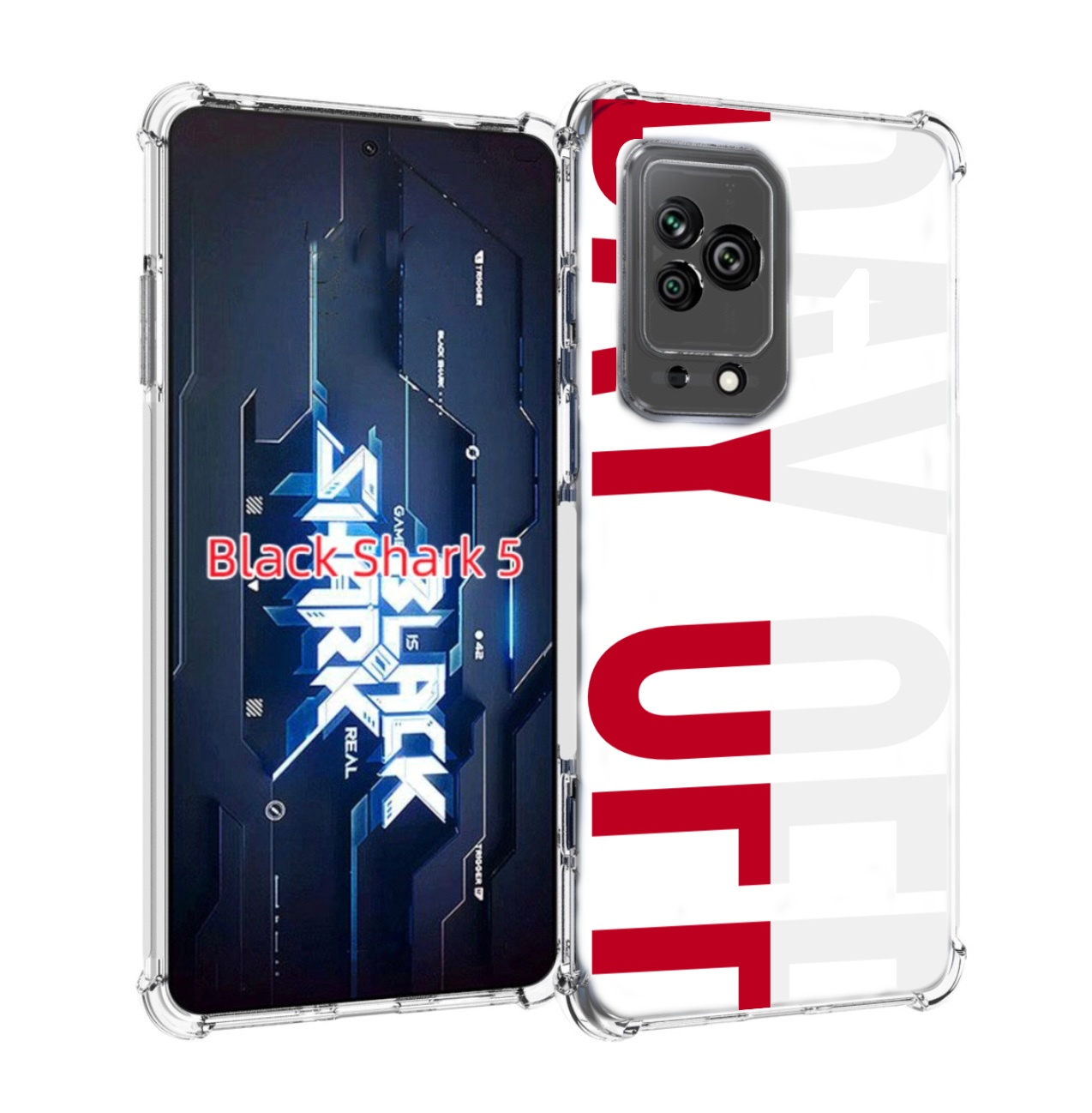 

Чехол MyPads день-окончен для Xiaomi Black Shark 5, Прозрачный, Tocco