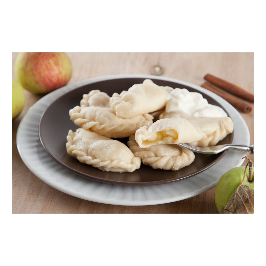 

Вареники ВкусВилл яблоко и корица 350 г