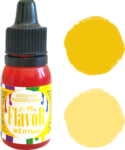 

Краска Желтая гелевая Mr.Flavor, 10 гр.
