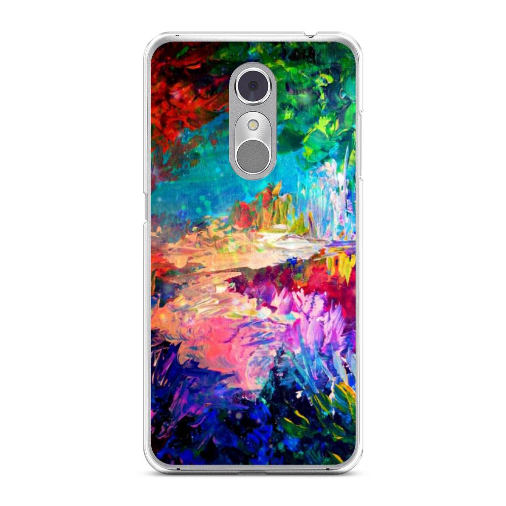 

Чехол на ZTE Blade A910 "Лес-гуашь", Синий;розовый;зеленый, 131850-4