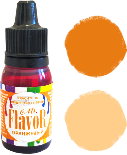 

Краска Оранжевая гелевая Mr.Flavor, 10 гр.
