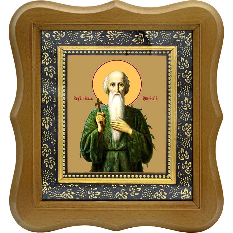 

Павел Фивейский, Египетский, преподобный отшельник. Икона на холсте.