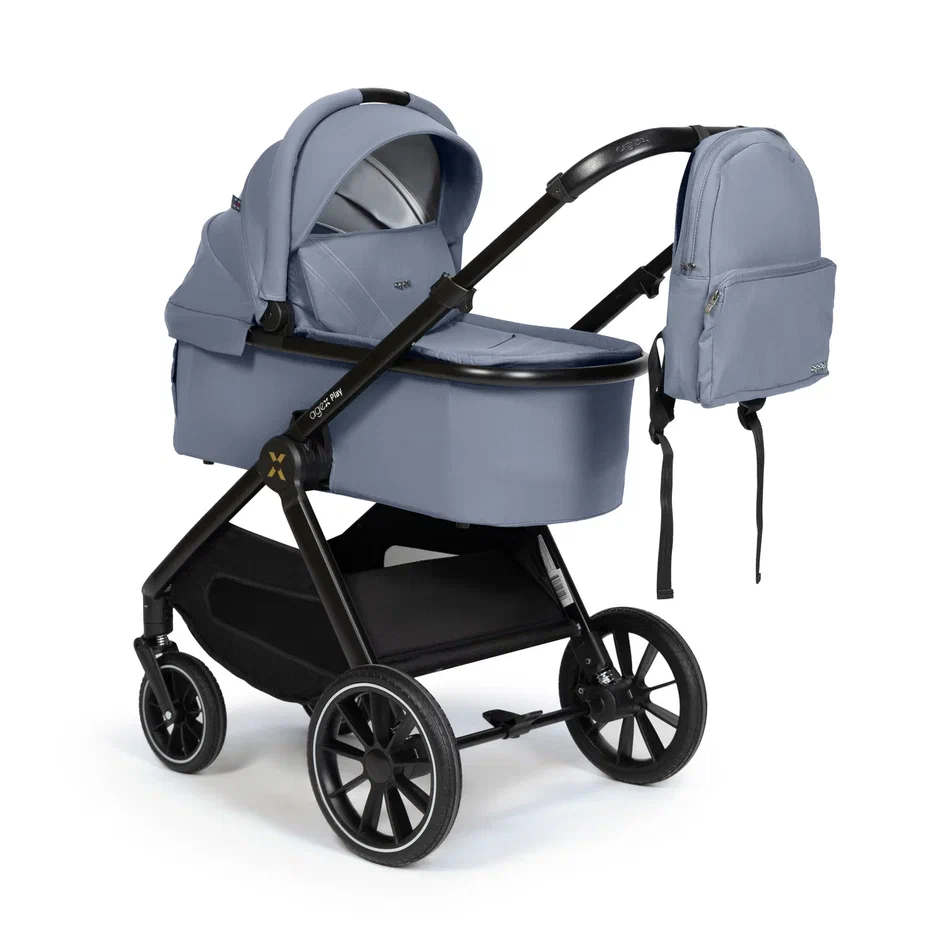 Коляска 2 в 1 Agex Play, Grey Серый