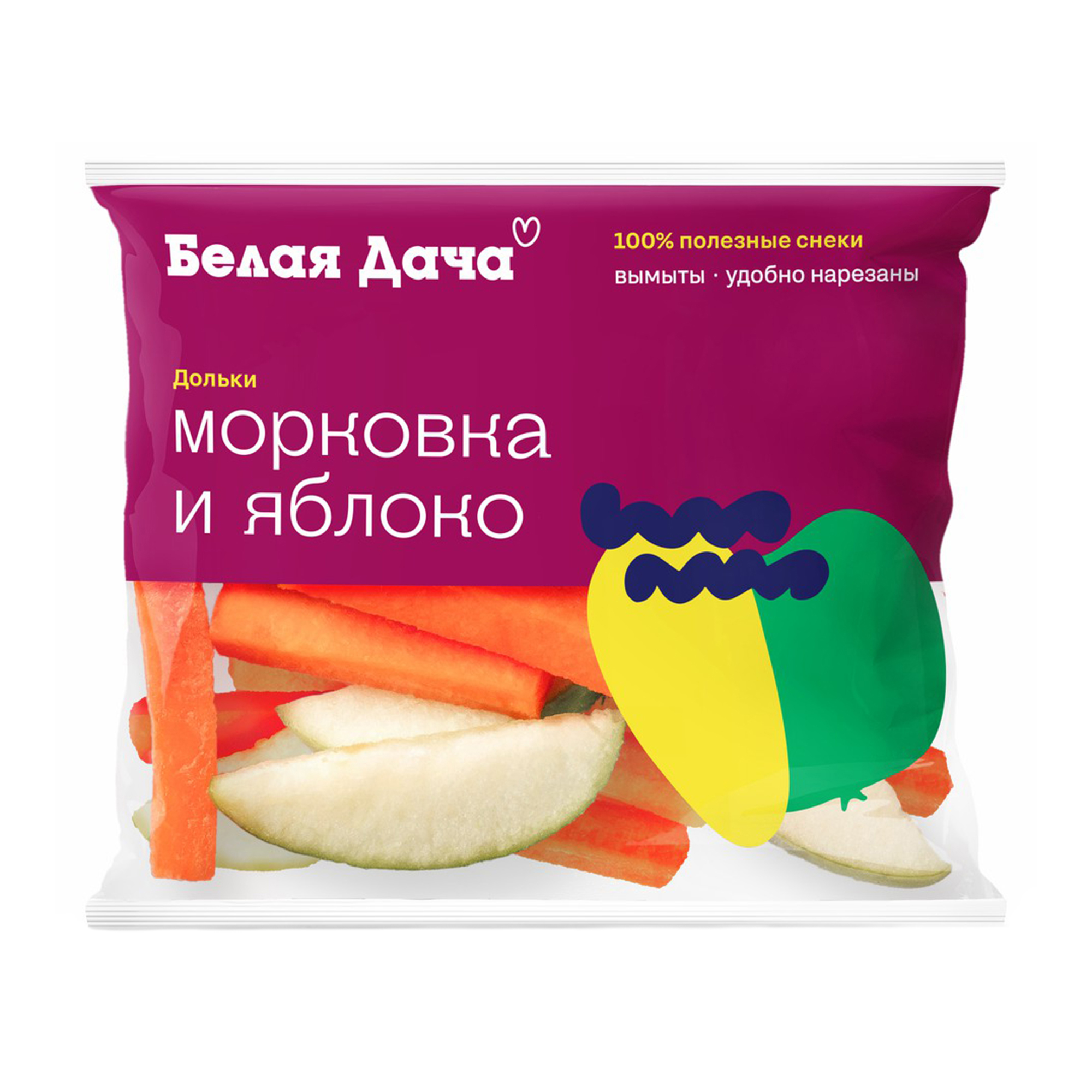 Микс Белая Дача яблоко с морковью 80 г