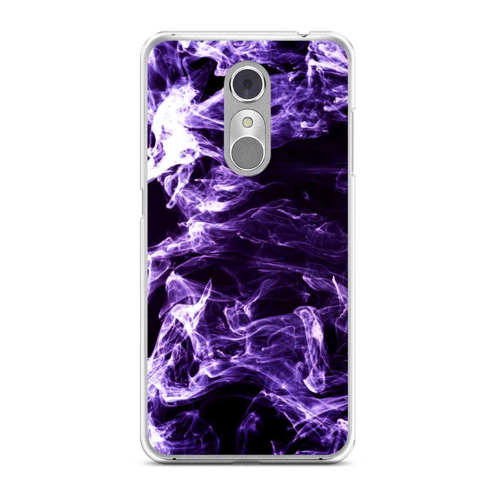 

Чехол на ZTE Blade A910 "Фиолетовый дым", Фиолетовый;белый;черный, 131850-3