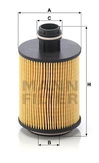 

Фильтрующий элемент масляного фильтра MANN-FILTER HU7004/1X, фильтрующий элемент масляного фильтра HU7004/1X