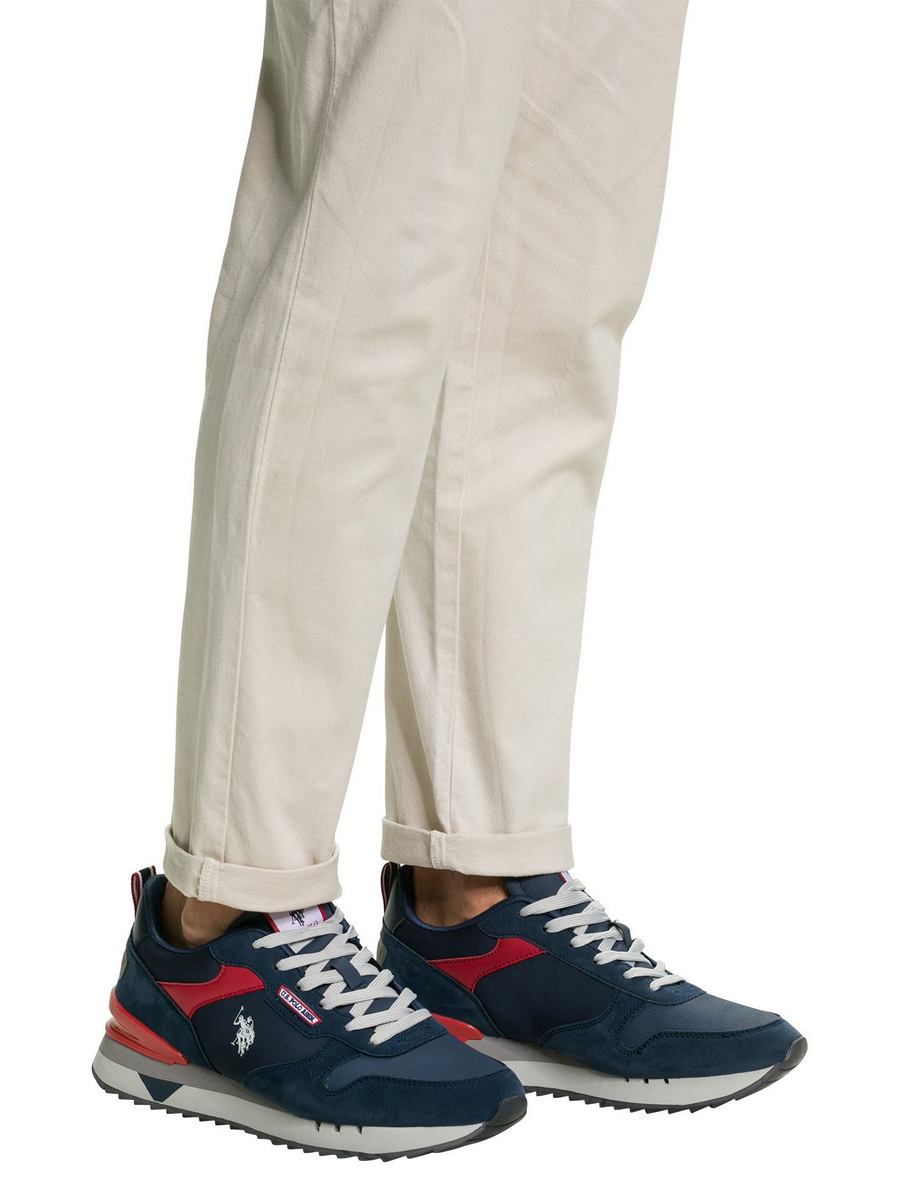 

Кроссовки мужские U.S. POLO Assn. 001365982 синие 44 EU, Синий, 001365982