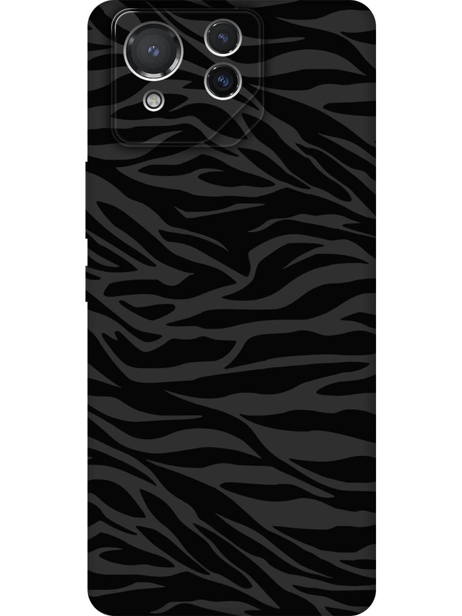 

Силиконовый чехол на Asus Rog Phone 8 с принтом "Зебра" матовый черный, 786722912