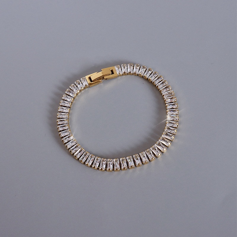 

Браслет из стали р.19 SORONA jewelry 15, циркон, 15