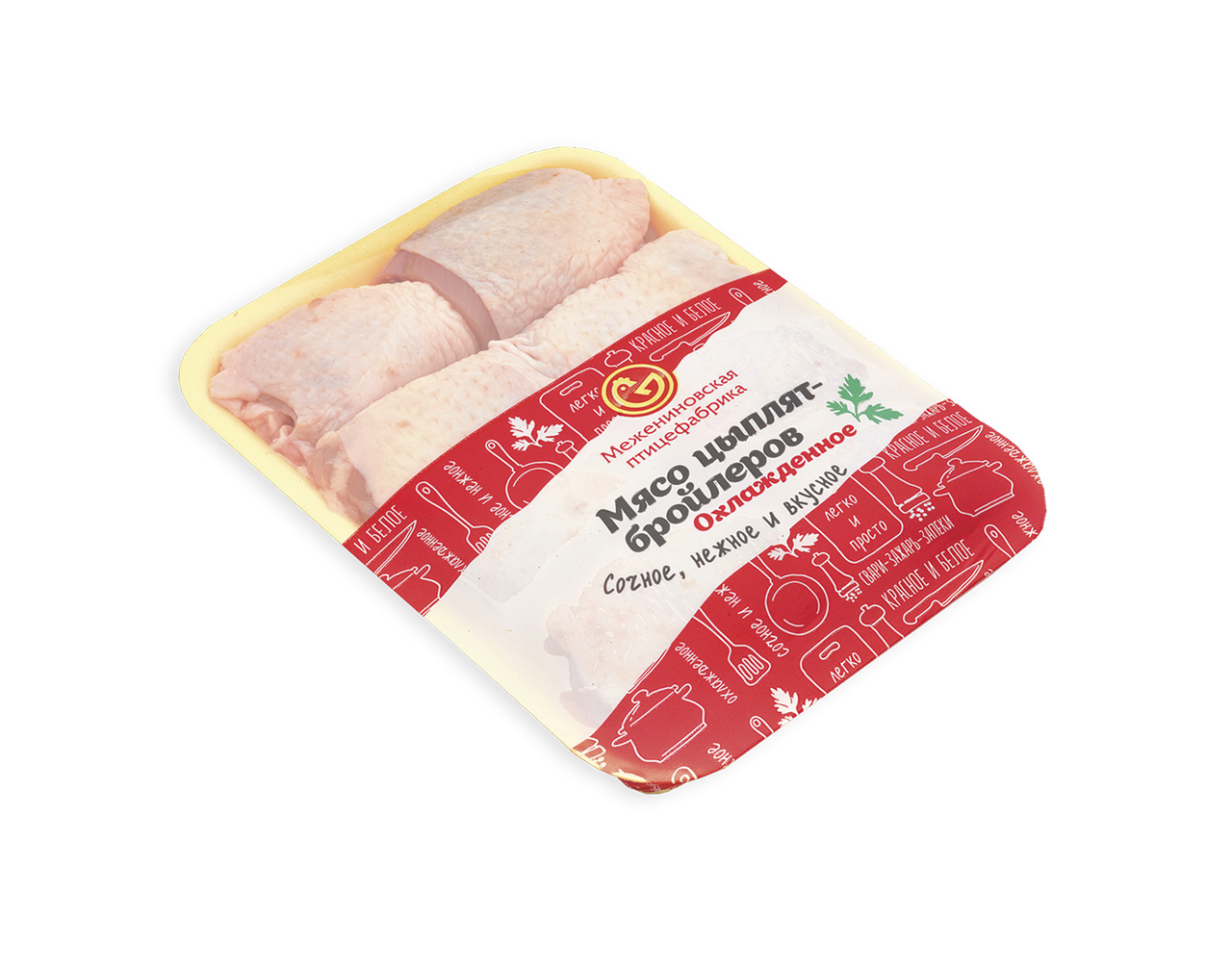 

Мясо цыплят-бройлеров Межениновская птицефабрика Красное охлажденное 1 000 г