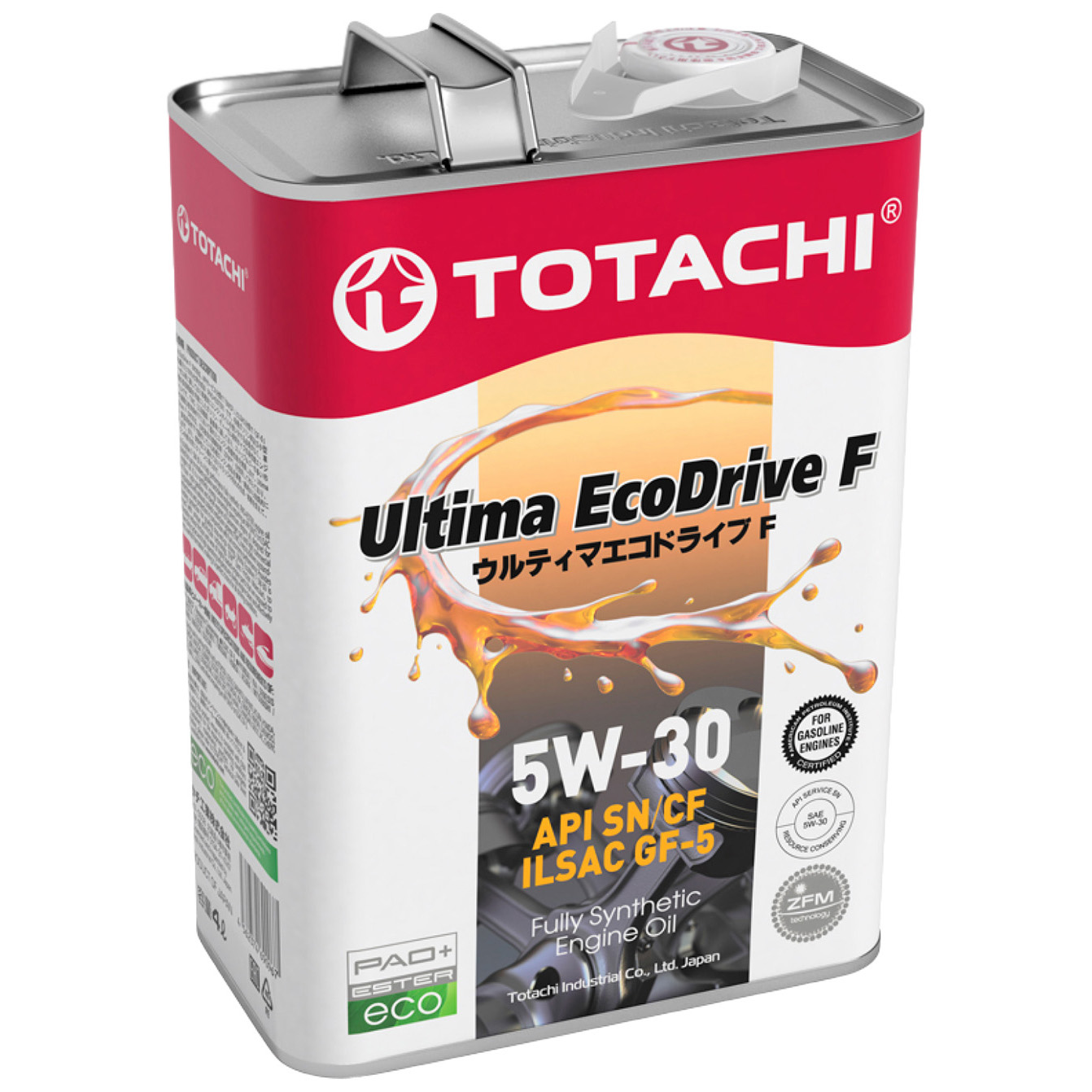 Моторное масло Totachi Ultima EcoDrive F Fully Synthetic SN/CF 12204 5W30 4 л