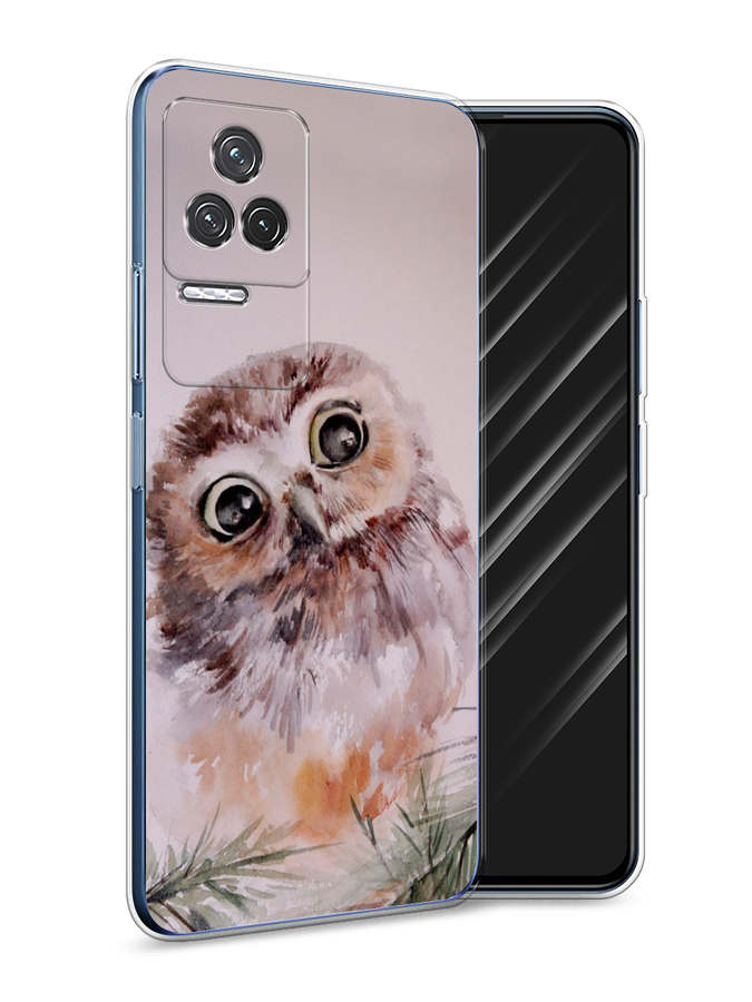 

Чехол Awog на Xiaomi Redmi K50 "Сова на розовом", Разноцветный, 312250-1