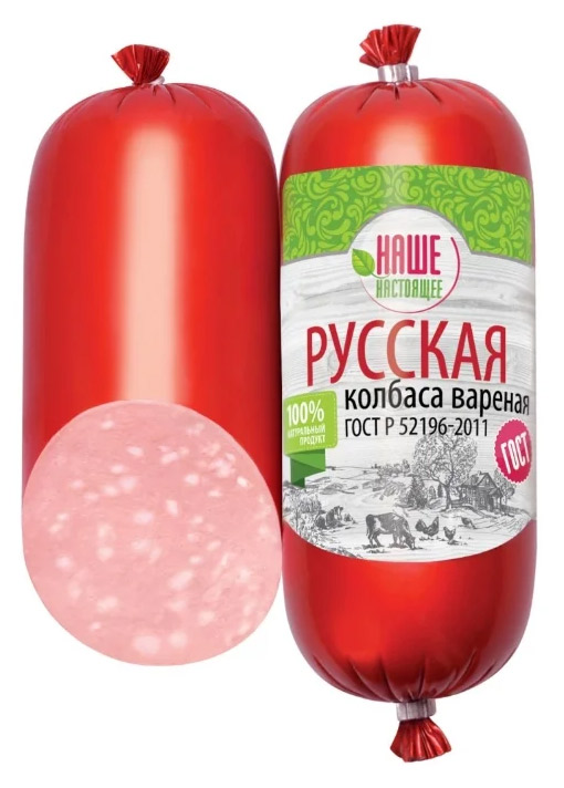 

Колбаса Наше Настоящее Русская вареная 450 г