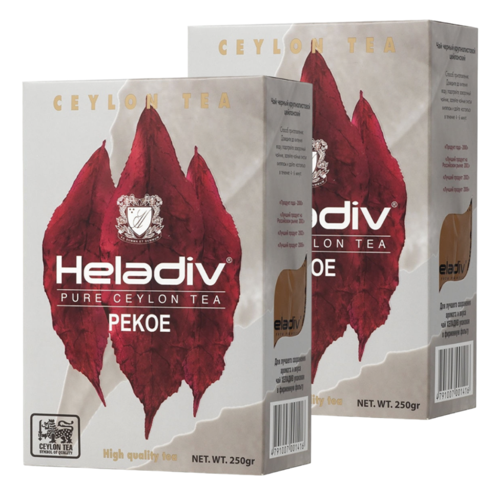 

Чай черный Heladiv PEKOE, 2 шт по 250 г