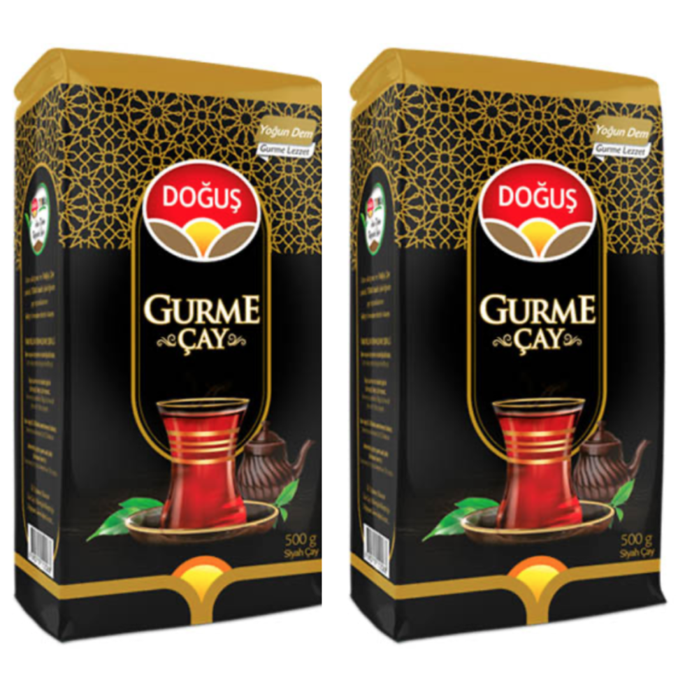 Чай турецкий черный DOGUS Гурме, 2 шт по 500 г