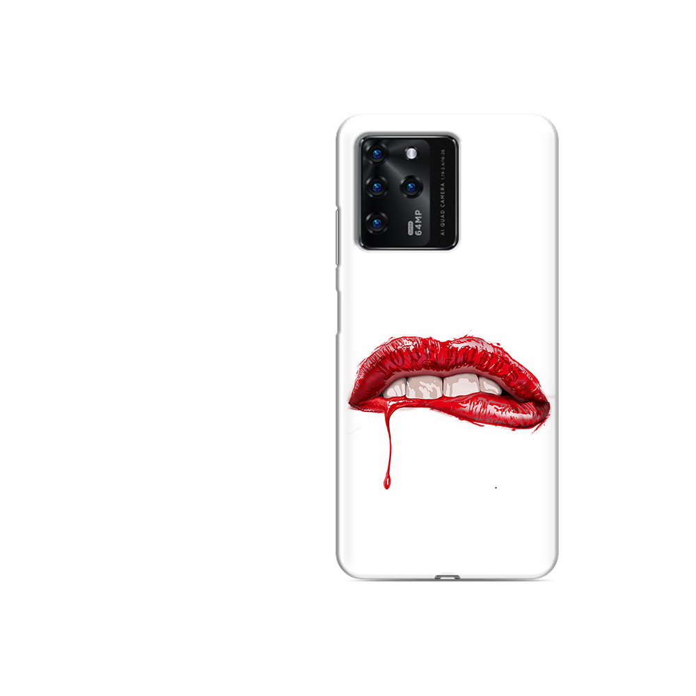 

Чехол MyPads Tocco для ZTE V30 яркие красные губы (PT226947.476.706), Прозрачный, Tocco