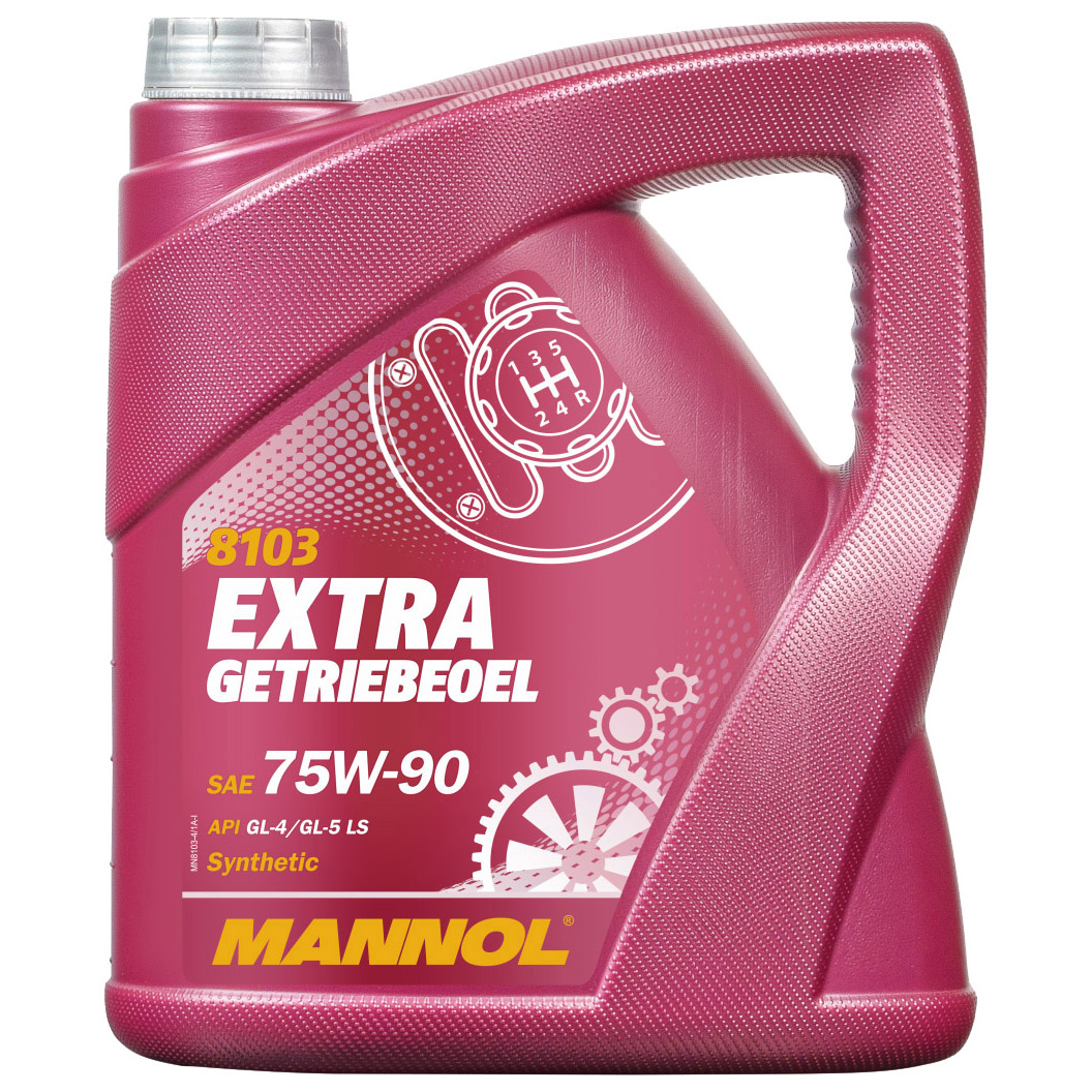 фото Трансмиссионное масло mannol gl-4/5 ls extra getriebeoel 75w90 (4л) mannol eg40470