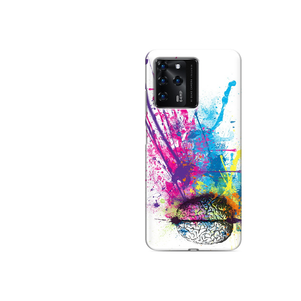 

Чехол MyPads Tocco для ZTE V30 яркий красочный мозг (PT226947.476.710), Прозрачный, Tocco