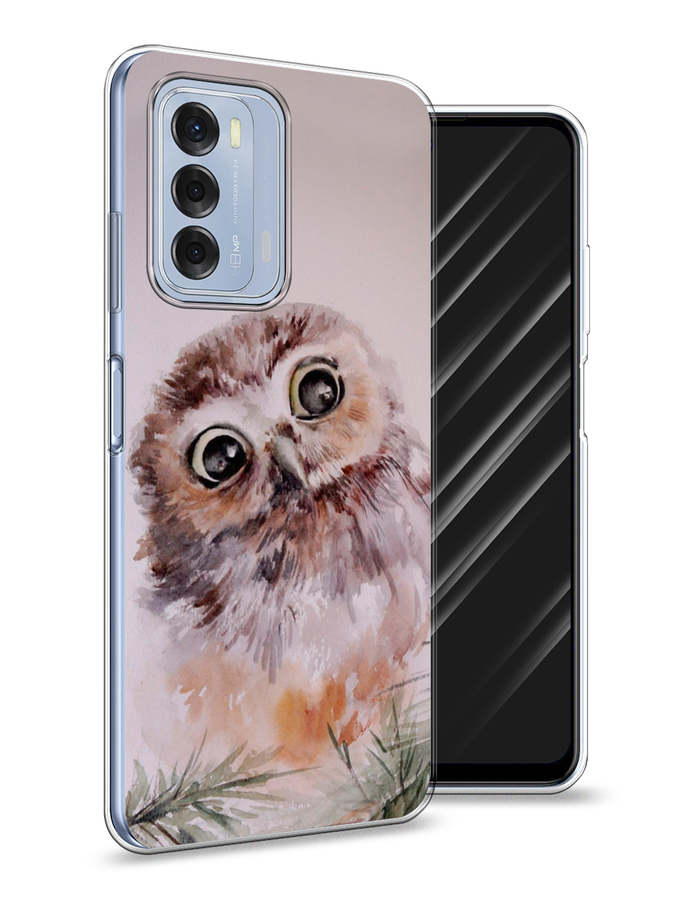 

Чехол Awog на ZTE Blade V40 / ЗТЕ Блэйд V40 "Сова на розовом", Разноцветный, 136150-1