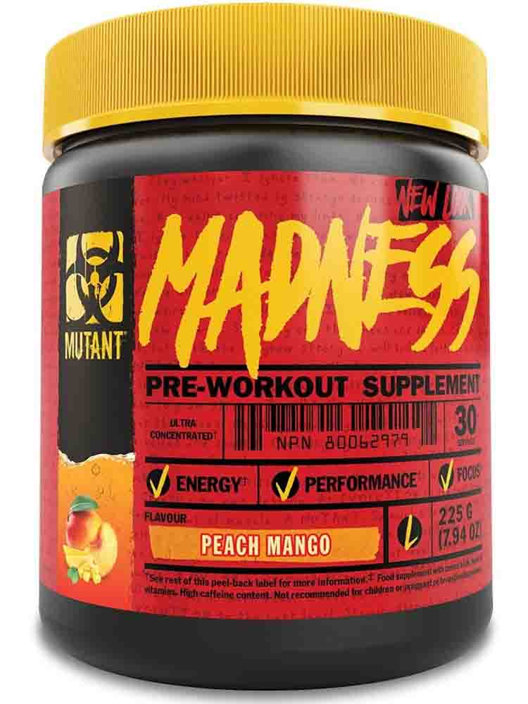 

MUTANT Предтренировочные комплексы MUTANT Mutant Madness 275-325 гр. персик