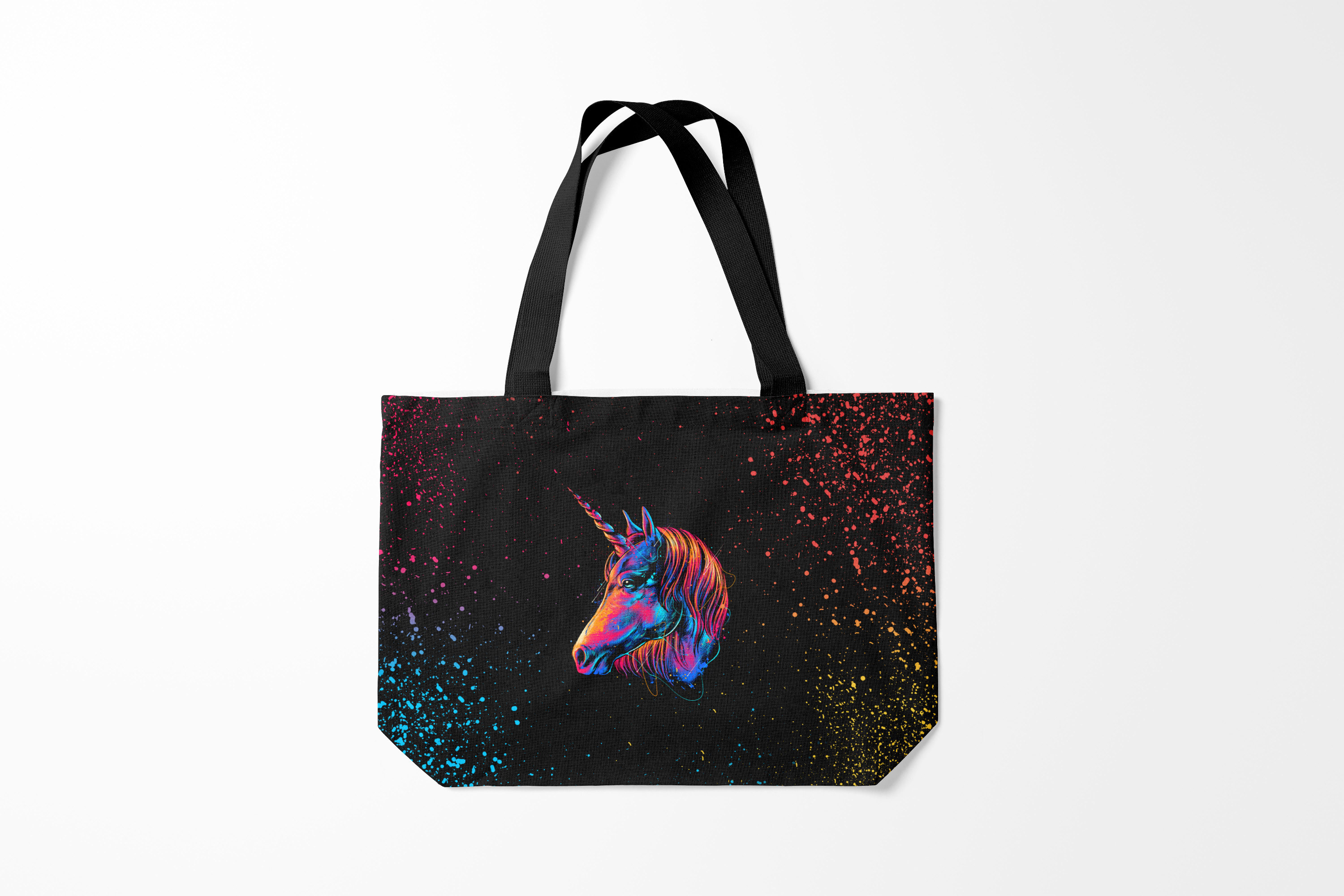 

Сумка шoппер унисекс Burnettie Единороги ЕДИНОРОГ UNICORN RAINBOW, черный, Единороги ЕДИНОРОГ UNICORN RAINBOW