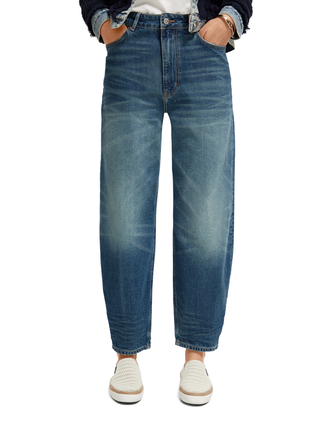 Джинсы женские Scotch & Soda 173433/6219 голубые 26/32