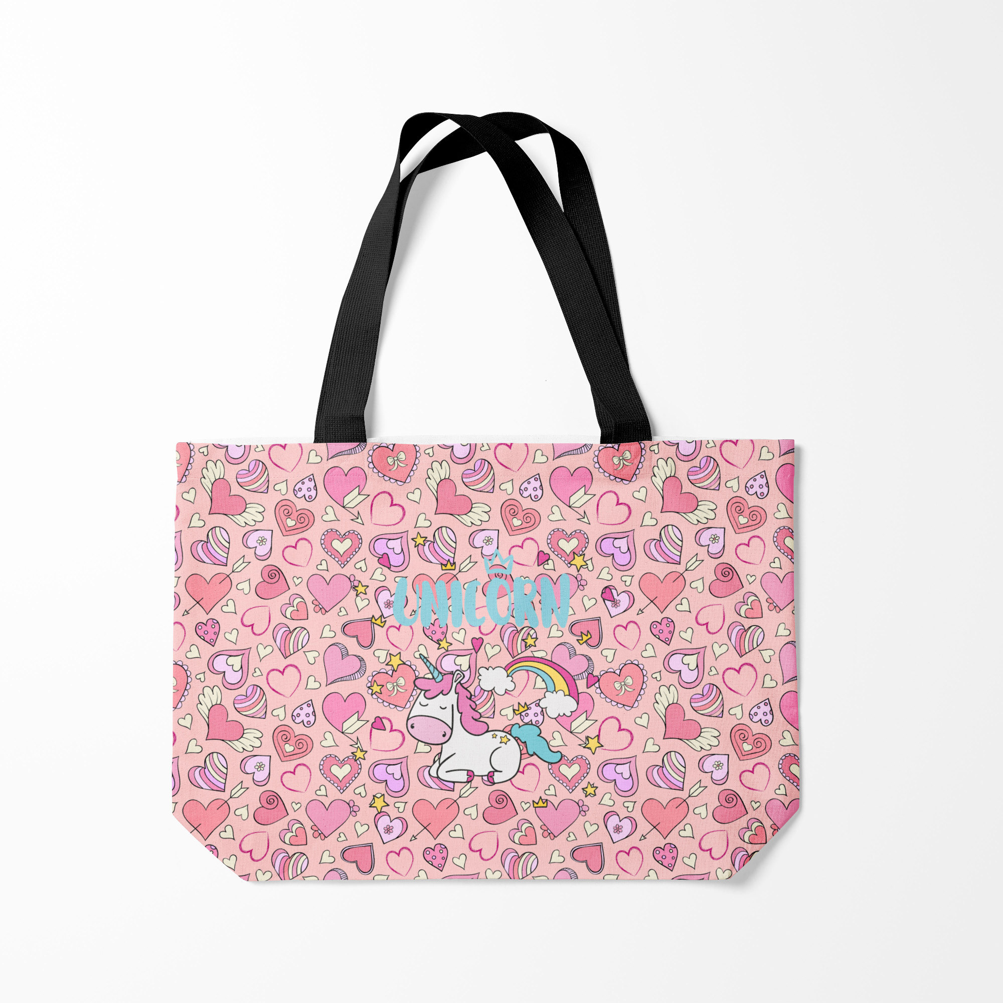 

Сумка шoппер унисекс Burnettie Unicorn Единорожка, розовый, Unicorn Единорожка