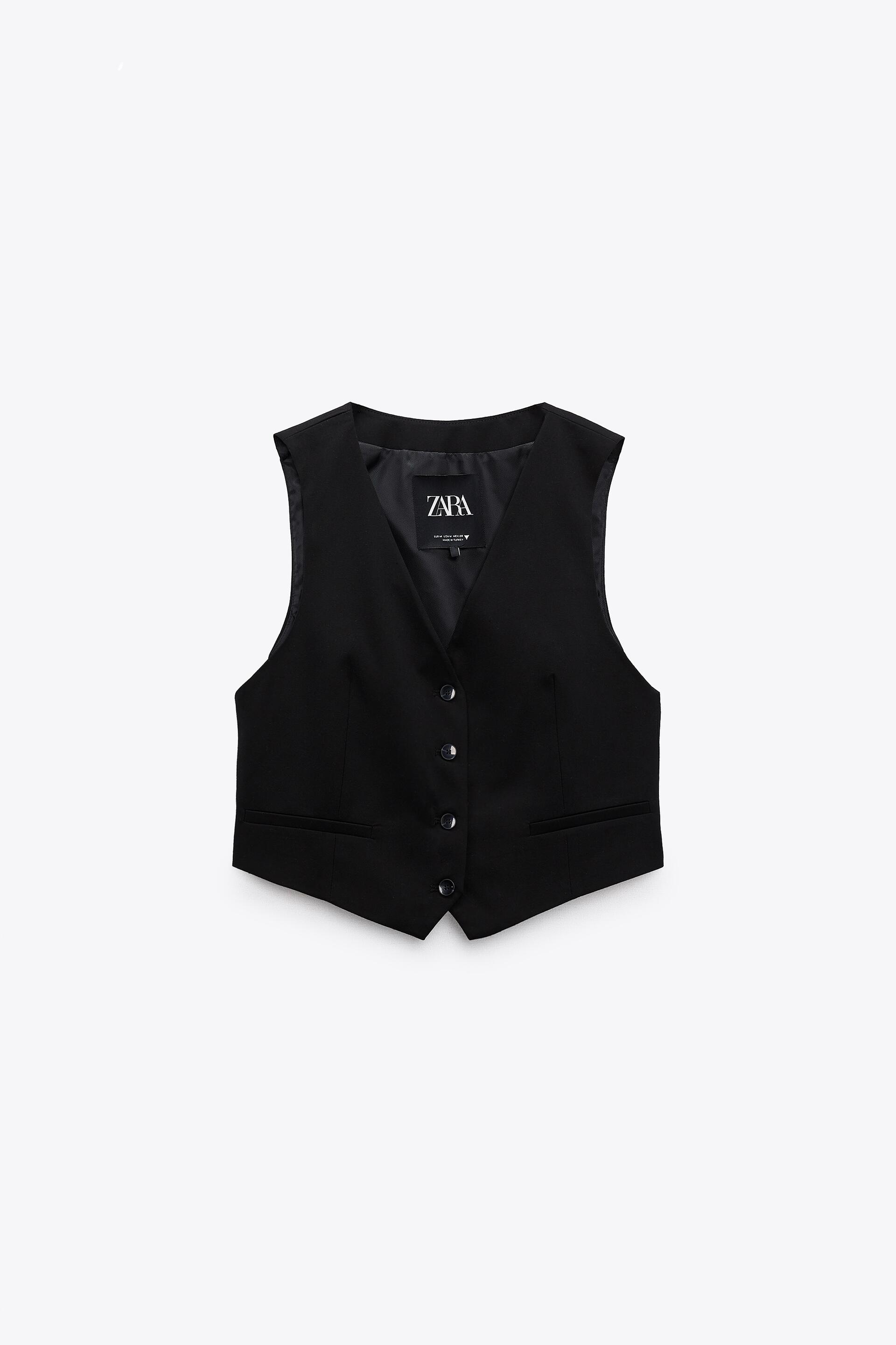 

Жилет женский ZARA 02010811 черный XL (доставка из-за рубежа), 02010811