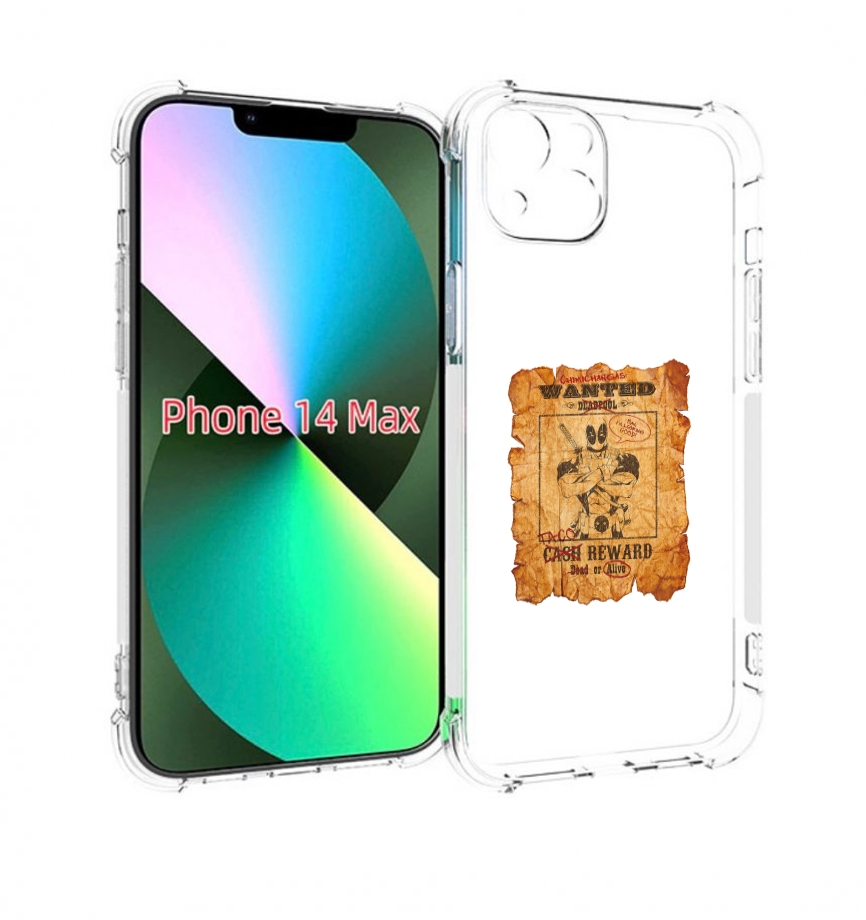 

Чехол MyPads дедпул для iPhone 14 Plus (6.7), Прозрачный, Tocco