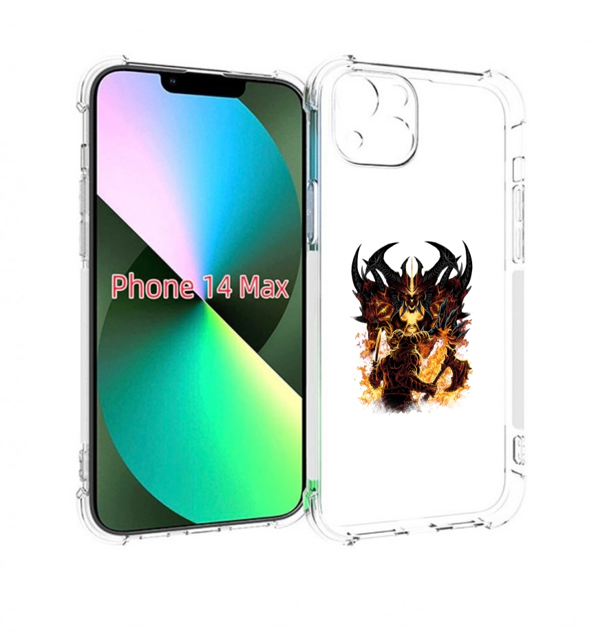 

Чехол MyPads демон shadow fiend для iPhone 14 Plus (6.7), Прозрачный, Tocco