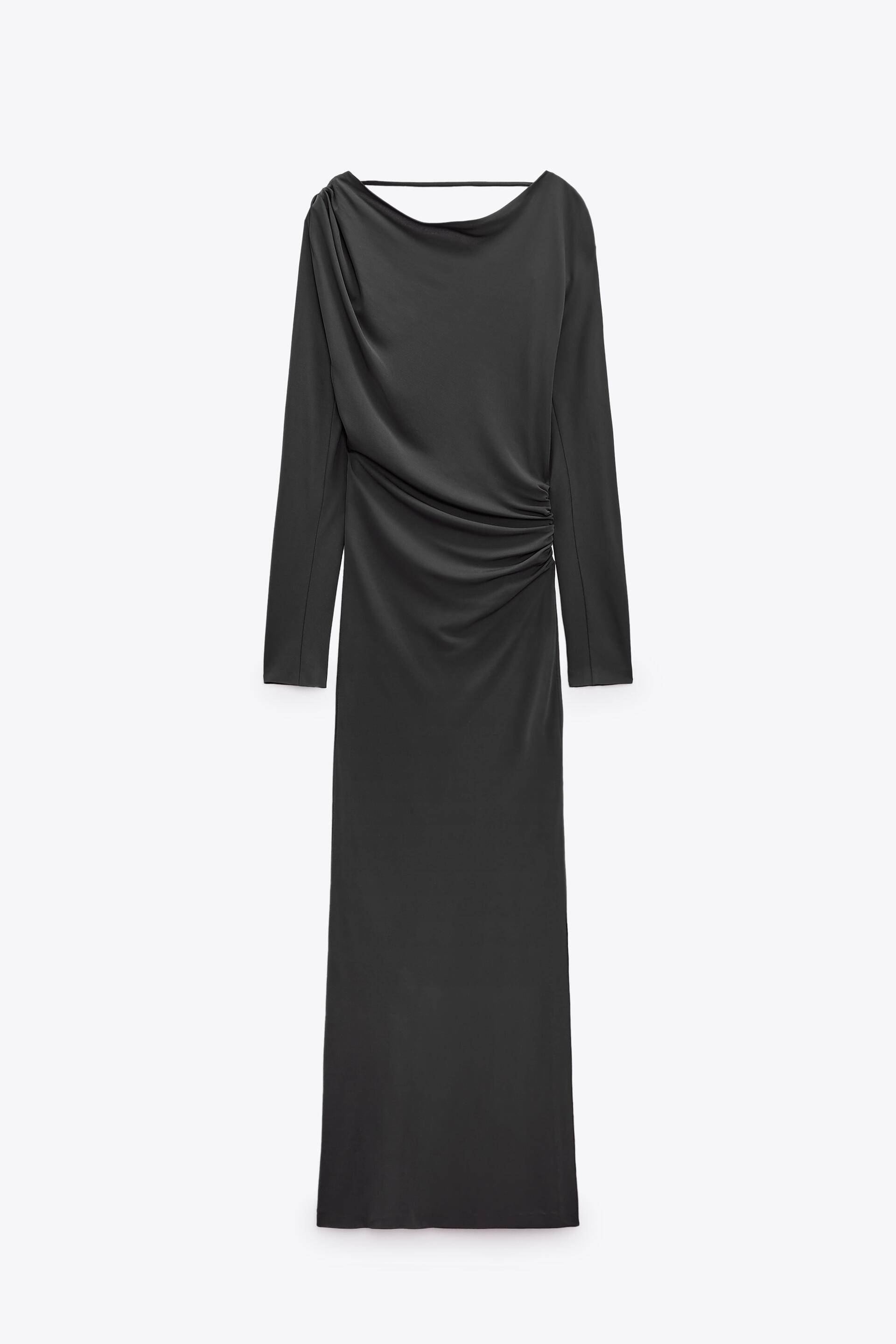 

Платье женское ZARA 02090001 серое XL (доставка из-за рубежа), 02090001