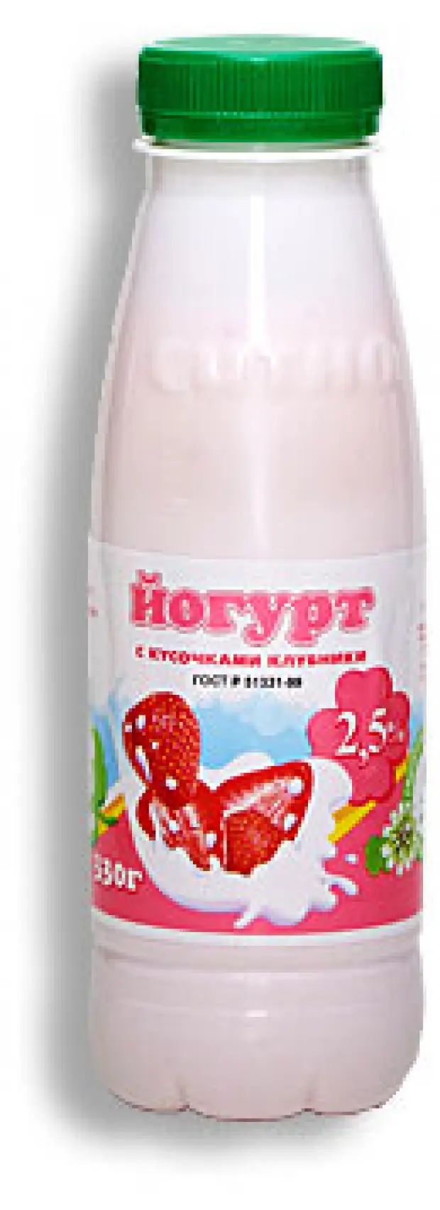 

Питьевой йогурт Ситно с ароматом клубники 2,5% 500 г
