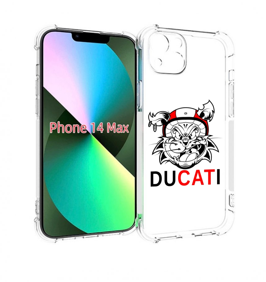 

Чехол MyPads дукати для iPhone 14 Plus (6.7), Прозрачный, Tocco