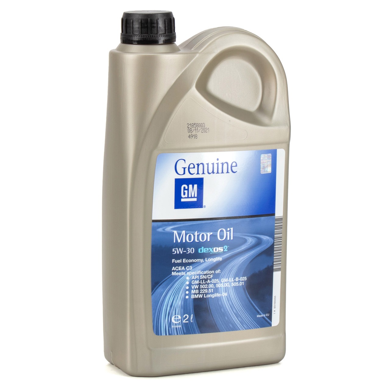 Моторное масло General Motors синтетическое GM Dexos 2 5W30 2л