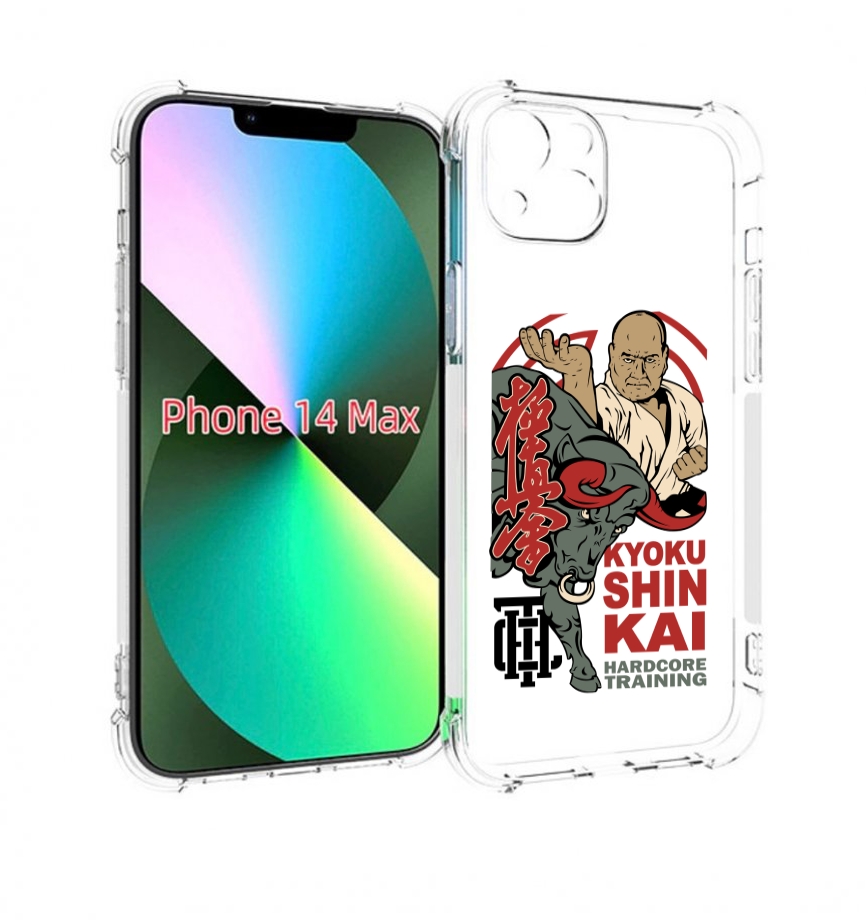 

Чехол MyPads единоборства рисунок для iPhone 14 Plus (6.7), Прозрачный, Tocco