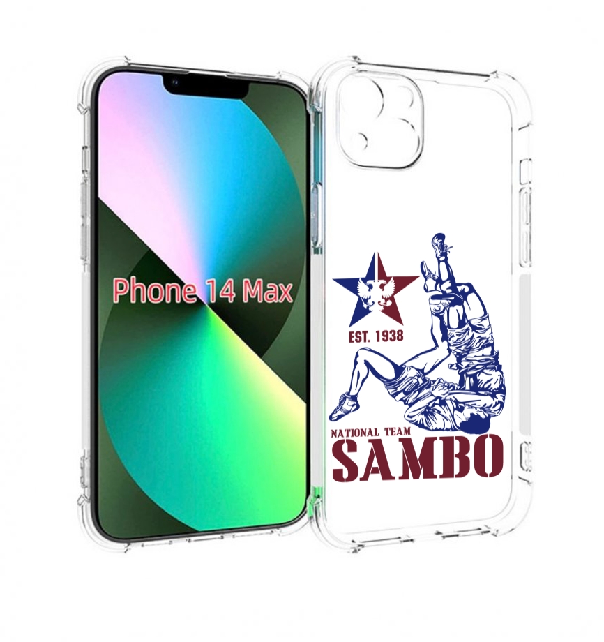 

Чехол MyPads единоборства самбо для iPhone 14 Plus (6.7), Прозрачный, Tocco