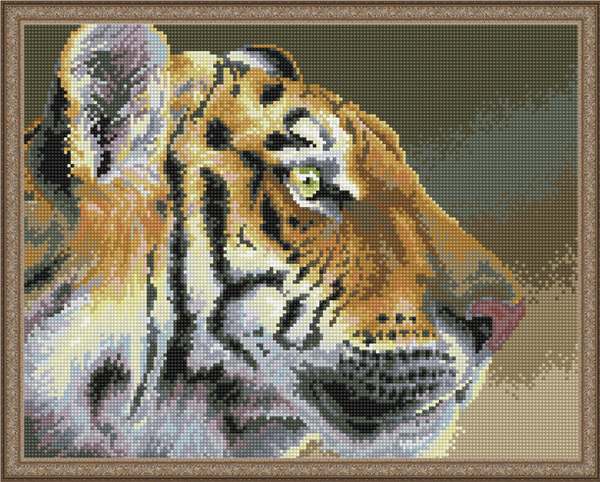 

PaintBoy Алмазная вышивка Величественный тигр EW10137, 40x50 см