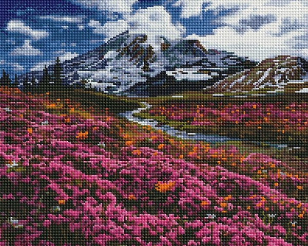 

PaintBoy Алмазная вышивка Весна в горах UA518, 40x50 см