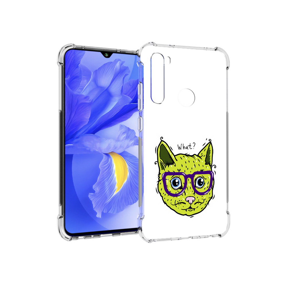 

Чехол MyPads Tocco для Xiaomi Redmi Note 8T Зеленый кот (PT140720.278.86), Прозрачный, Tocco