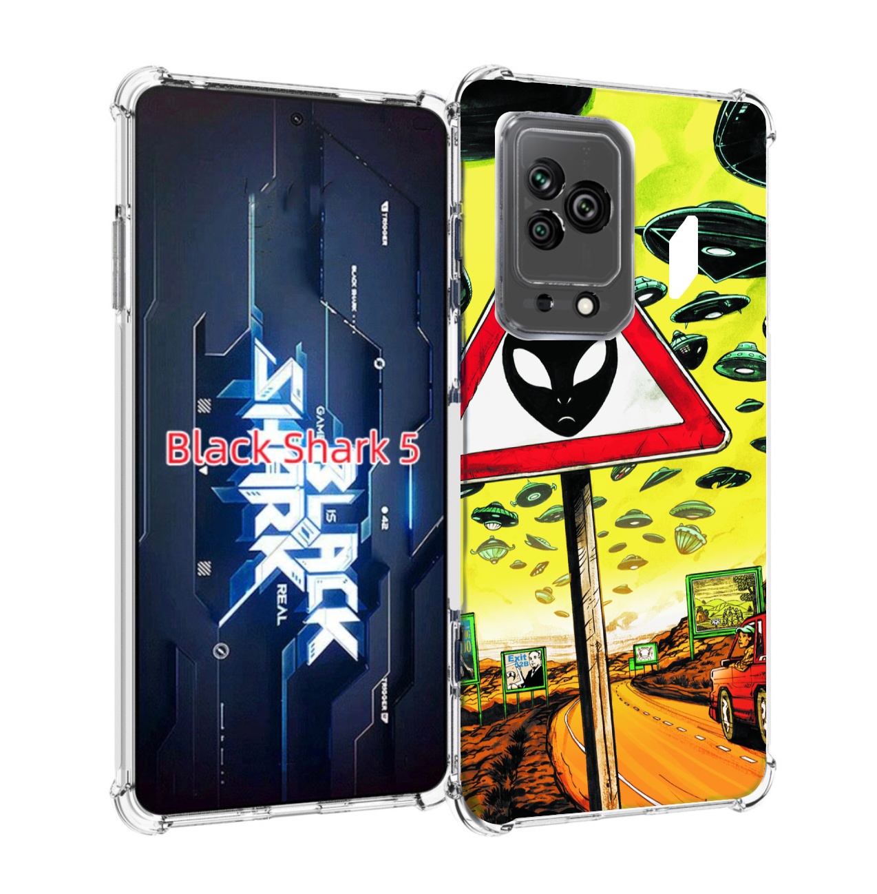 

Чехол MyPads дорога к инопланетянам для Xiaomi Black Shark 5, Прозрачный, Tocco
