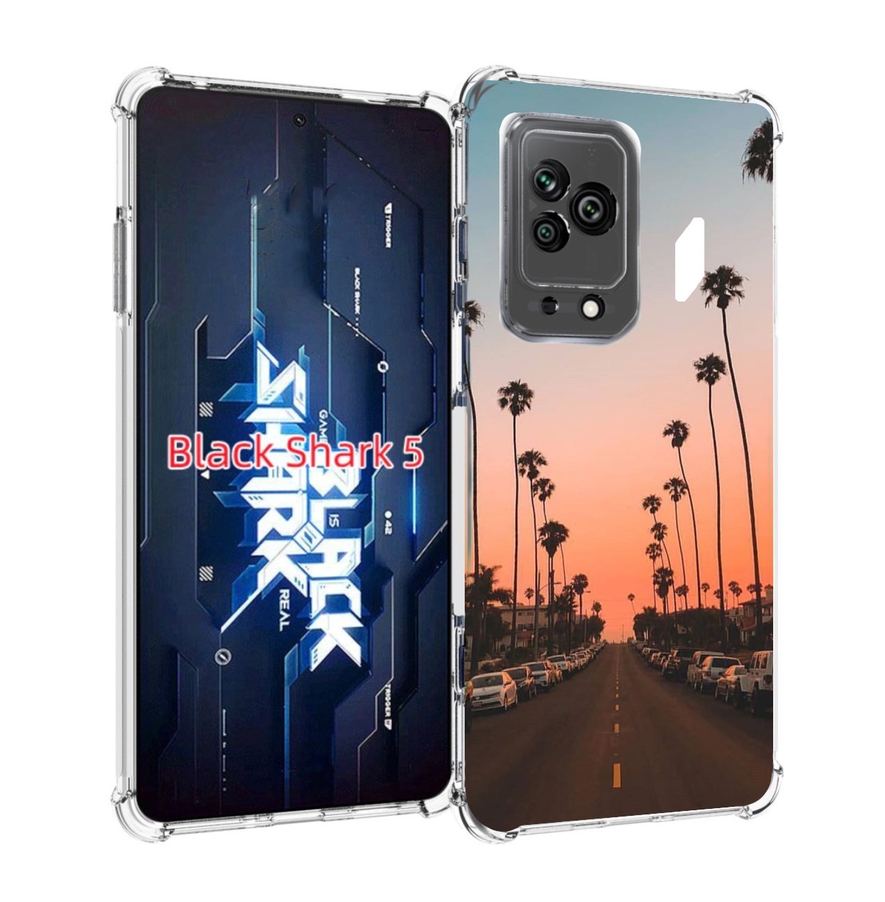 

Чехол MyPads дорога-с-закатом для Xiaomi Black Shark 5, Прозрачный, Tocco