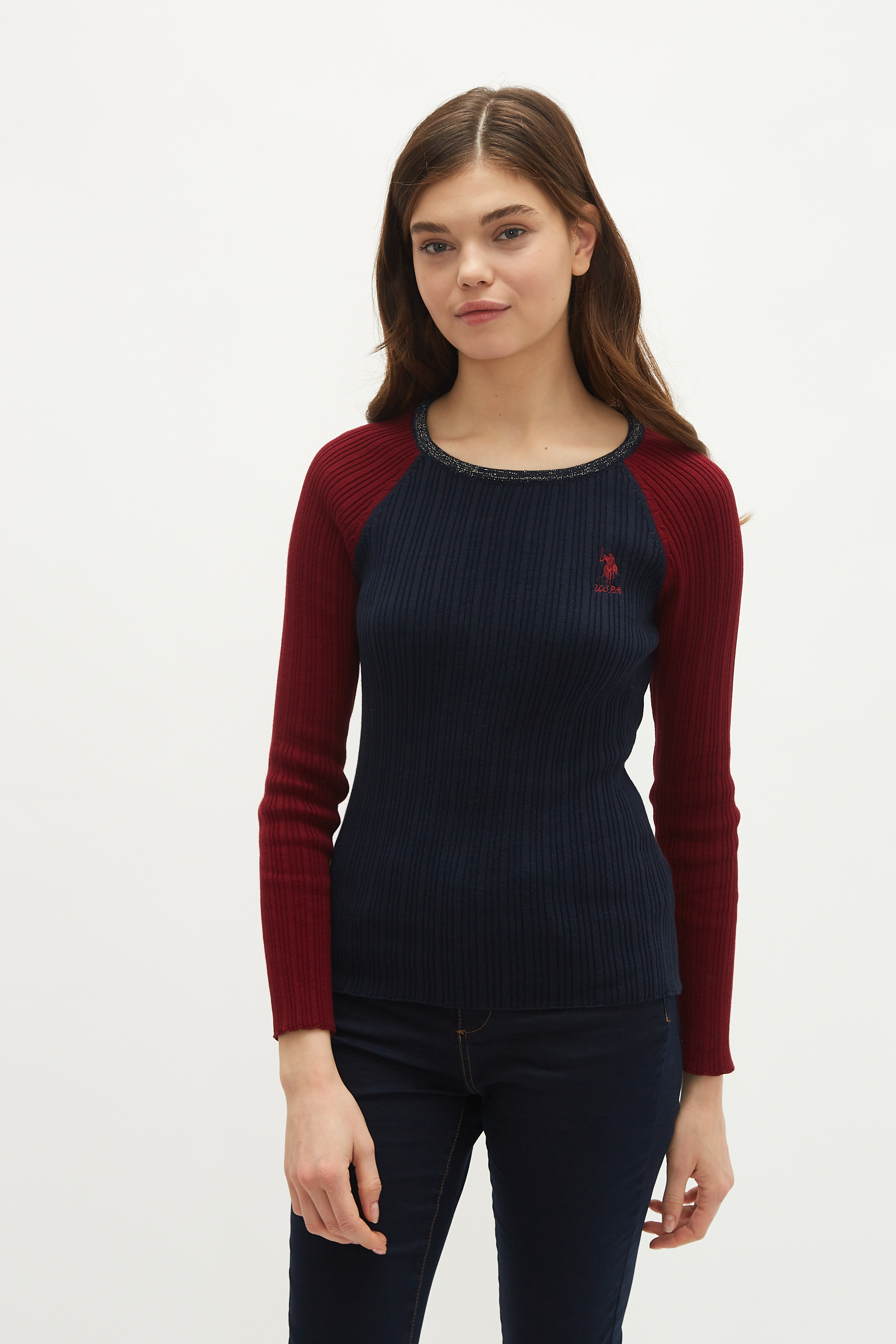 

Джемпер женский U.S. POLO Assn. синий, G082GL0TK0PARLA