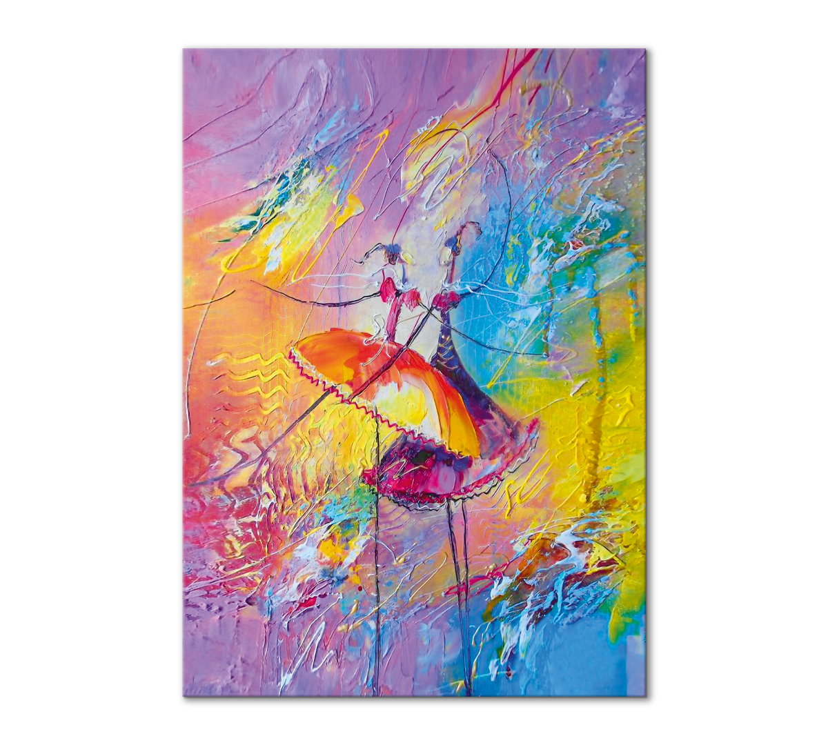 

Картина интерьерная на холсте Poly Print Art Танцовщицы 60х40 см.