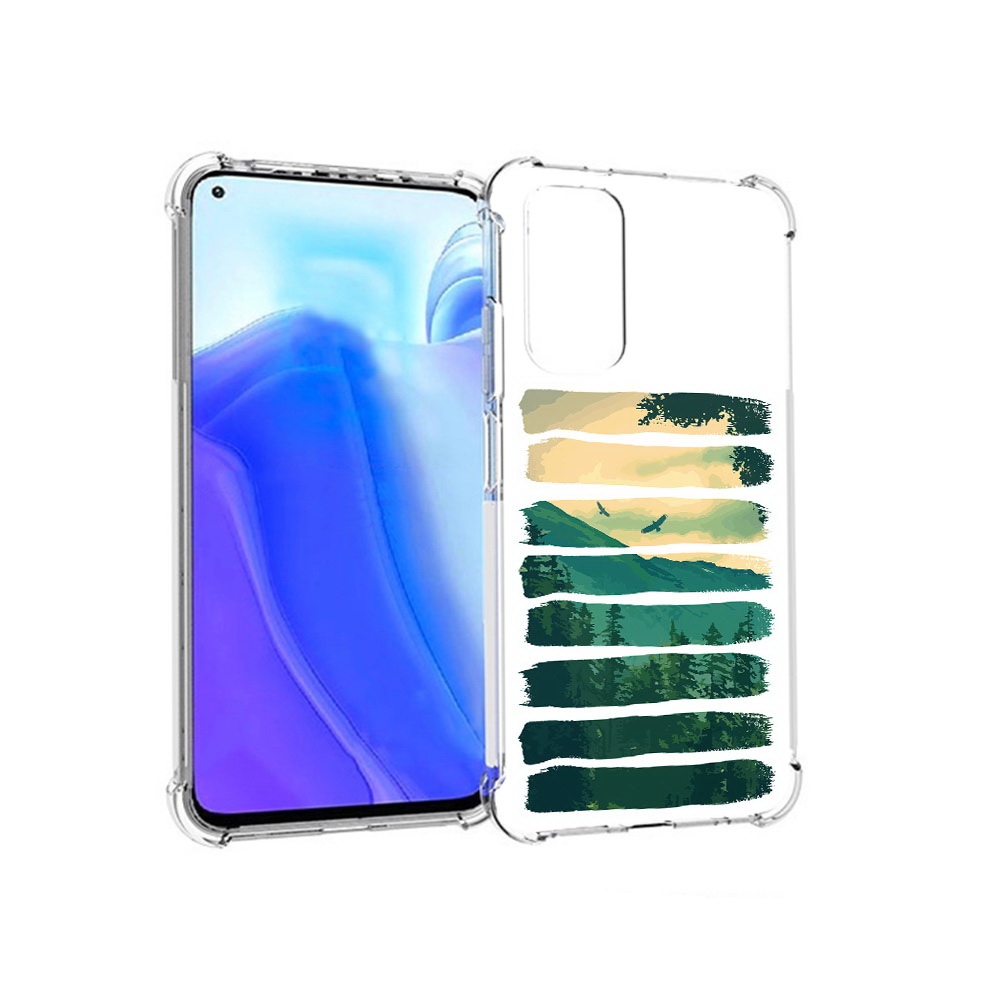 

Чехол MyPads Tocco для Xiaomi Redmi Note 11S Лесная чаща (PT162215.279.107), Tocco